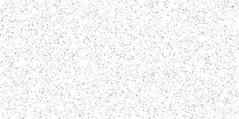 Terrazzo flooring interior grain vintage paint smooth design. Vector grunge dirty vintage wall overlay noise old wall black and white terrazzo granite floor structure distressed texture background.	