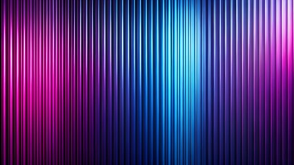 3d illustration of abstract background with vertical lines in shades of blue and pink, creating a futuristic and vibrant digital art