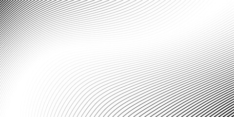 Vector illustration of gray line pattern with abstract background. EPS10. Beautiful and modern curved lines.
