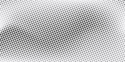 Grunge halftone gradient background. Faded grit noise texture. White and black sand wallpaper