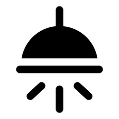 Light Glyph Icon Vector, Solid Energy and Power Symbol for Electricity, Renewable, and Green Energy Concept