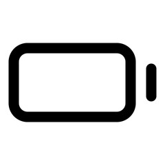 Battery Line Icon Vector, Modern Outline Energy and Power Symbol for Electricity, Renewable, and Green Energy Concept