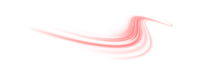 Glowing red city motion PNG, abstract vehicle streak, high-speed light trails