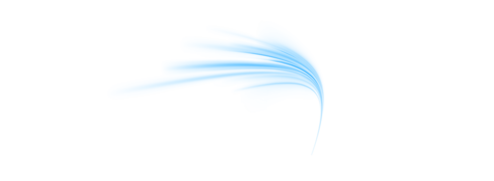 PNG blue streak line, glowing laser blur, motion trails overlay. Perfect for tech, digital, or futuristic visuals.