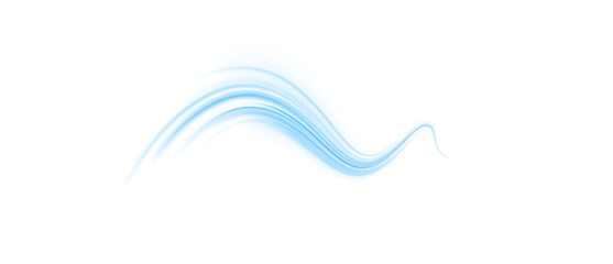 Dynamic blue line PNG streak, glowing laser blur effect overlay. Perfect for futuristic and tech designs.