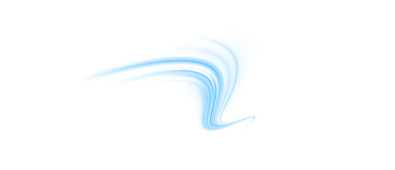 PNG blur effect and laser beam with glowing blue line streak. Dynamic motion and bright streaks create energetic trails. Perfect for tech, digital, or futuristic designs. © Vitalii