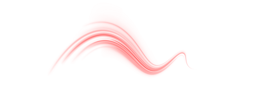 Red neon trail PNG, glowing high-speed city vehicle lines, abstract streak