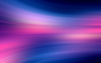 Abstract background with speed light effect. Blue pink purple wavy texture wallpaper. 3D rendering