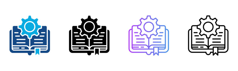 Guidance Icon Multiple Style Vector Illustration
