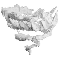 Milk Splash Realistic Effect