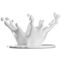 Milk Splash Realistic Effect