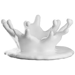 Milk Splash Realistic Effect