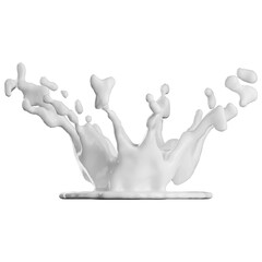Milk Splash Realistic Effect