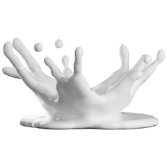 Milk Splash Realistic Effect
