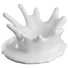 Milk Splash Realistic Effect