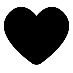 Heart Glyph Icon Vector, Solid Medical and Healthcare Symbol for Hospital and Doctor Concept