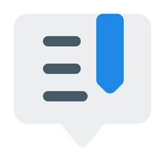 Edit Message Flat Icon Vector, Colorful Support and Communication Symbol for Customer Service and Chat Concept