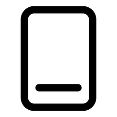 Phone Line Icon Vector, Modern Outline Support and Communication Symbol for Customer Service and Chat Concept