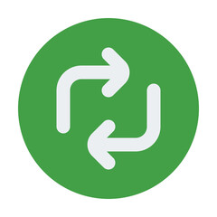 Swap Flat Icon Vector, Colorful UI and User Interface Symbol for Web and Mobile App Design Concept