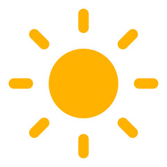 Sun Flat Icon Vector, Colorful Weather and Climate Symbol for Forecast and Meteorology Concept