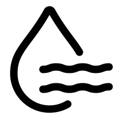 Humidity Line Icon Vector, Modern Outline Weather and Climate Symbol for Forecast and Meteorology Concept