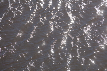 Glitzernde Wasseroberfläche, Hintergrundbild, Deutschland