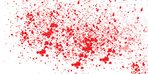 Abstract splash of red pink and white abstract background texture isolated on white background