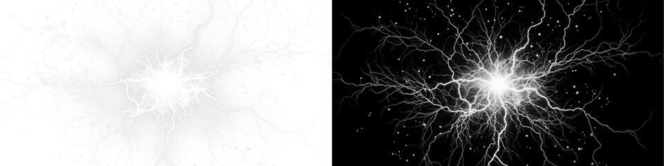 Dynamic PNG overlay featuring electrifying plasma arcs and glowing power effects for vivid sci-fi and tech visuals.