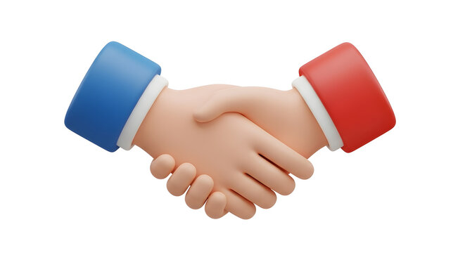 Partnership handshake illustration representing collaboration and agreement in business deals and negotiations