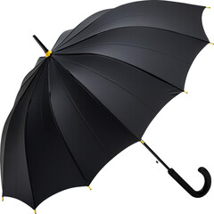 Umbrella opened weather protection accessory isolated on transparent background