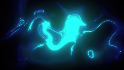 Abstract turbulent energy. Computer generated 3d render