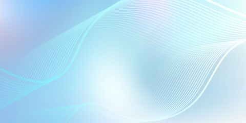 Abstract blue gradient background with shining lines waves. abstract wavy lines background.