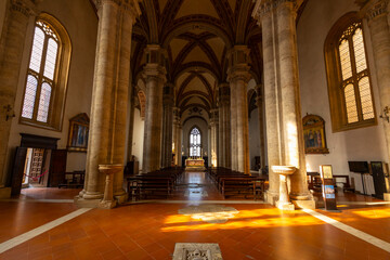 Obraz premium Interior of Cattedrale di Santa Maria Assunta in Pienza, Tuscany