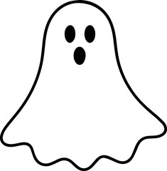 Illustration of a simple ghost.