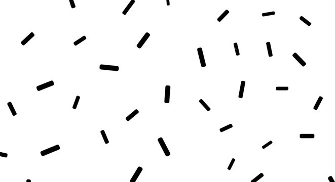 Minimalist Abstract Background with Scattered Dashes for Modern Design Projects, Ideal for Presentations, Websites, Marketing Collateral & Creative Tech-Driven Business Initiatives, Simple Black Shape