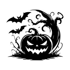 halloween pumpkin vector illustration