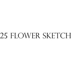 Flower Sketch 25 Text Graphic Design Element With Transparent Background Floral Outline Illustration