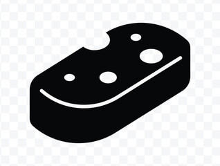 Bathing Cleansing Hygiene Icon Vector Black Silhouette