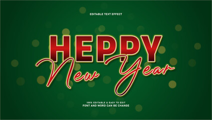 Easy to edit happy new year text effects