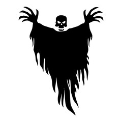 halloween skeleton vector illustration