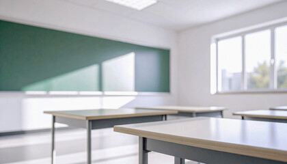黒板のみえる教室の風景