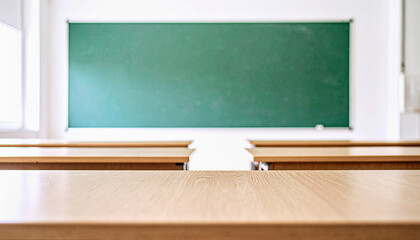 黒板のみえる教室の風景