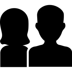 Professional group or office team, Group people avatar sign, vector icon