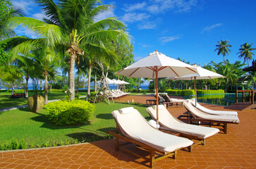 Beautiful swimming pool in Thailand
