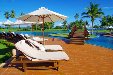 Beautiful swimming pool in Thailand