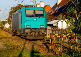Railway station of Siofok resort in Hungary, Europe