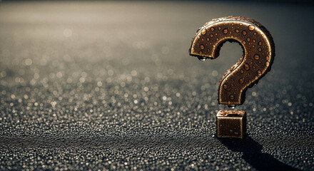 Bronze Question Mark, Misty Mood