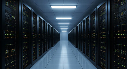 server room with servers