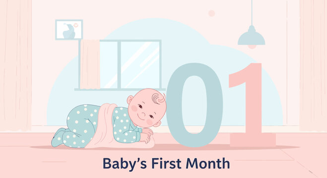 Celebrating Baby's Initial Milestone One Month Of Pure Delight