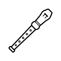flute -  vector icon
